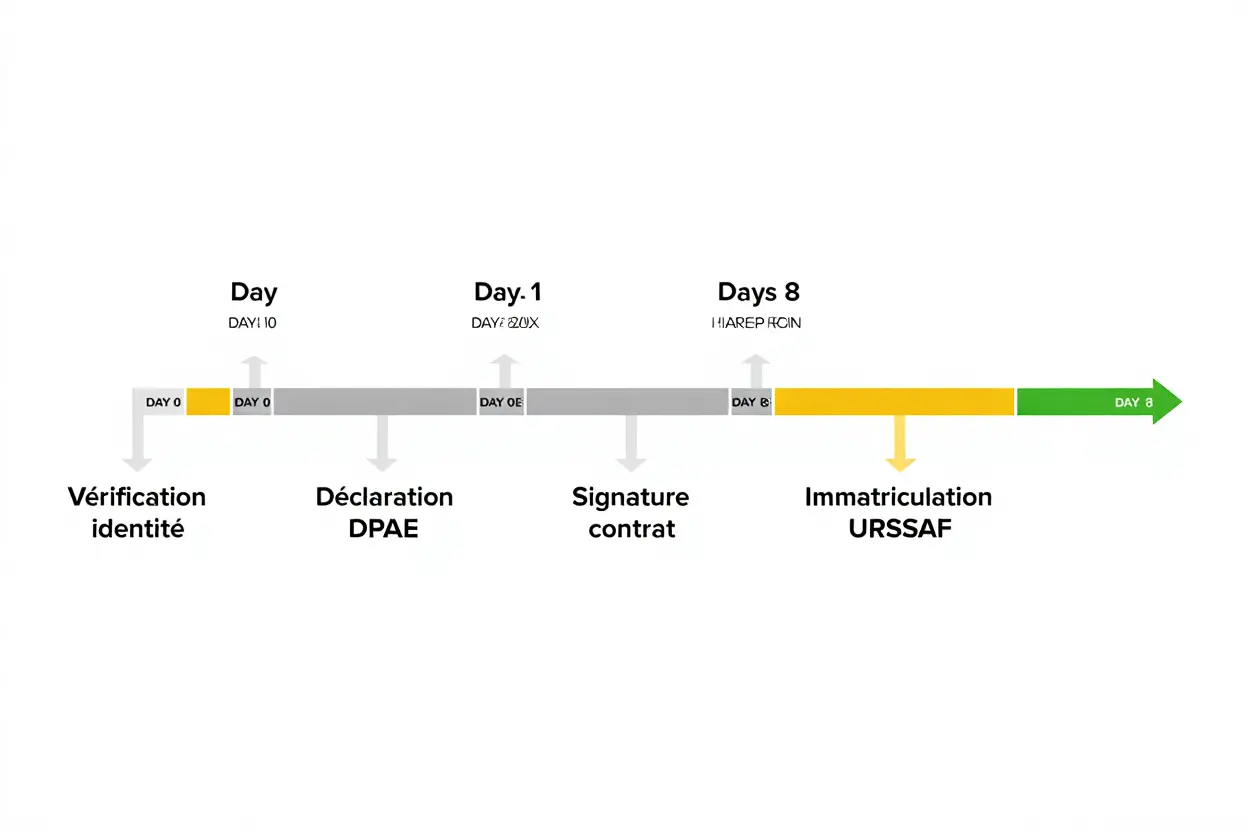 Processus d'embauche chronologique