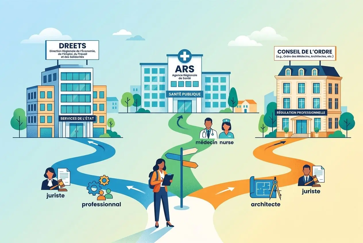 Autorités compétentes par profession