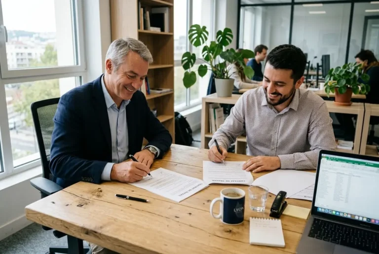 Signature d'un contrat de travail entre employeur et travailleur européen